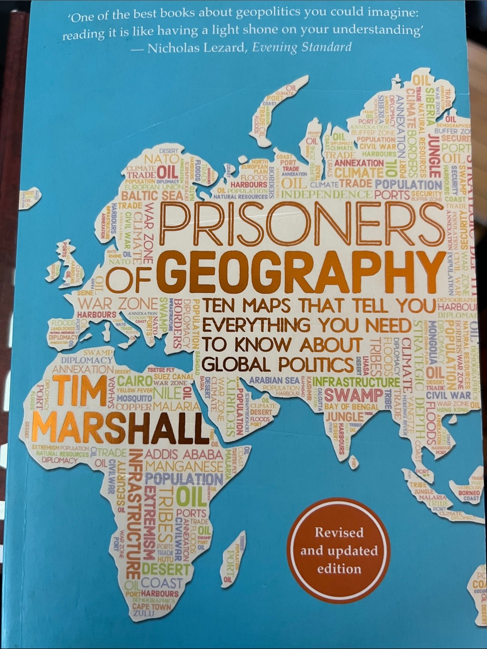 Prisoners of Geography:Ten Maps That Explain Everything  About the World Tim Mar